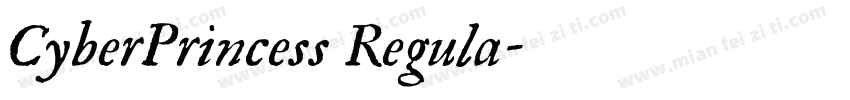 CyberPrincess Regula字体转换